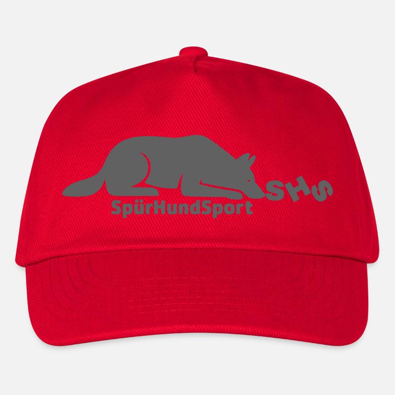 SHS Logo grau - Kinder Basecap - Rot