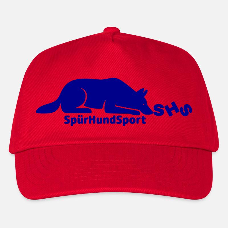 SHS Logo dunkelblau - Kinder Basecap - Rot