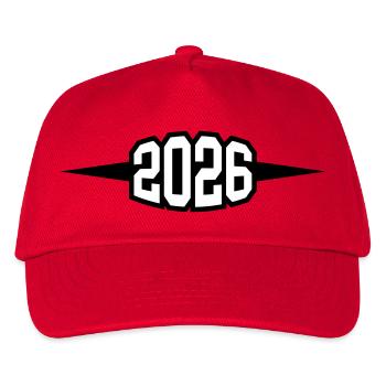 2026 year - Kids’ Baseball Cap - red - Front