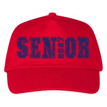 Senior 2027 Graduation | Class of 2027 Shirt - Kids’ Baseball Cap - red - Front