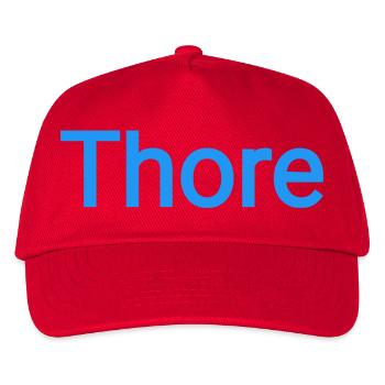 Thore - Kinder Basecap - Rot - Vorne