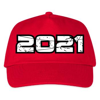 2021 - Kinder Basecap - Rot - Vorne
