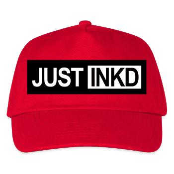 JUSTE INKD - Casquette de baseball Enfant - rouge - Devant