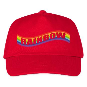 Rainbow flag - Kids’ Baseball Cap - red - Front