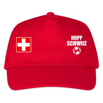 Switzerland - Kids’ Baseball Cap - red - Front