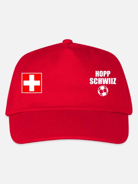 Schweiz - Kinder Basecap - Rot