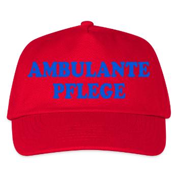 ambulante pflege - Kinder Basecap - Rot - Vorne