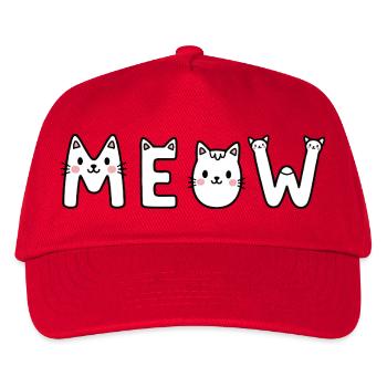 Perfekte Buchstaben - Kinder Basecap - Rot - Vorne