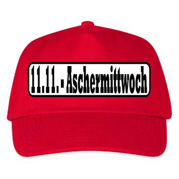 11.11. Mercredi des Cendres - Casquette de baseball Enfant - rouge - Devant