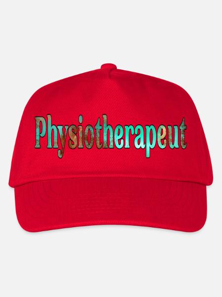 Physiotherapie Physiotherapeut - Kinder Basecap - Rot