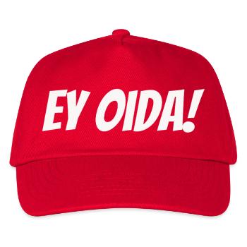 Ey Oida! – Dialekt Deluxe - Kinder Basecap - Rot - Vorne