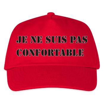 ICH FÜHLE MICH NICHT WOHL. - Kinder Basecap - Rot - Vorne