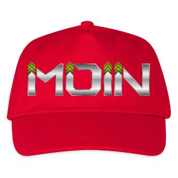 Moin - Kinder Basecap - Rot - Vorne