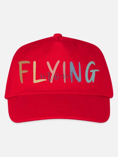 Flugbegleiter Geschenk - Muttertag Geschenk - Kinder Basecap - Rot