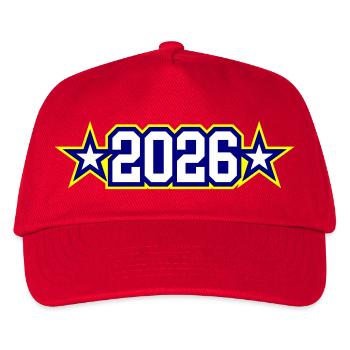 2026 year - Kids’ Baseball Cap - red - Front