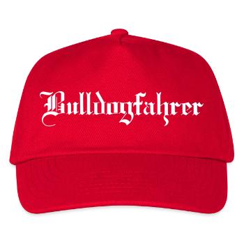 Bulldogfahrer - Kinder Basecap - Rot - Vorne