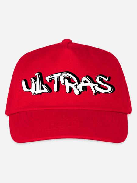 Ultras Graffiti Schrift - Kinder Basecap - Rot
