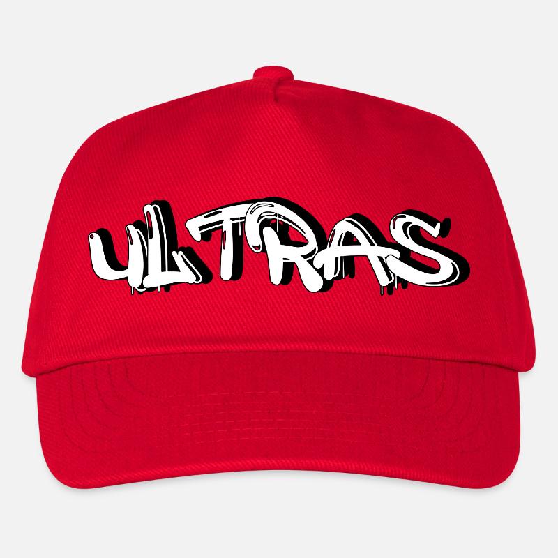 Ultras Graffiti Schrift - Kinder Basecap - Rot