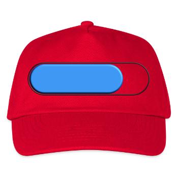 Jauge Petite bleu (chargement) - Casquette de baseball Enfant - rouge - Devant