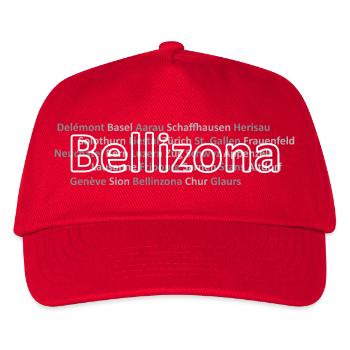 Swiss cities Bellizona - Kids’ Baseball Cap - red - Front