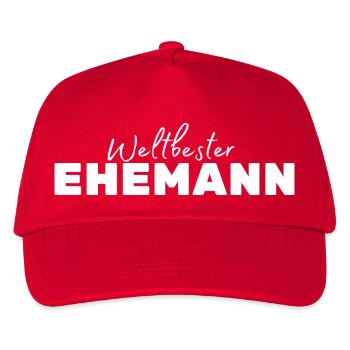 Weltbester Ehemann Ehemänner Sprüche Ehemann Spruc - Kinder Basecap - Rot - Vorne