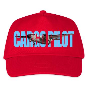 Cargo pilot C-2A - Kids’ Baseball Cap - red - Front