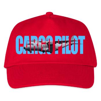 Cargo pilot CN-235 - Kids’ Baseball Cap - red - Front