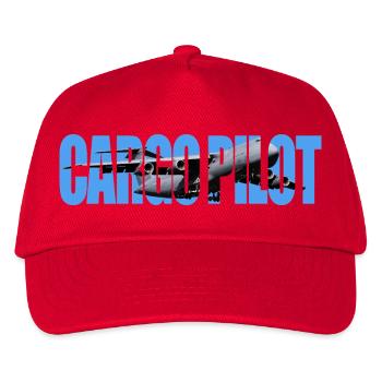 Cargo pilot C-5 - Kids’ Baseball Cap - red - Front