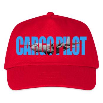 Cargo pilot C-130 - Kids’ Baseball Cap - red - Front