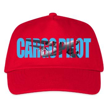 Cargo pilot IL-76 - Kids’ Baseball Cap - red - Front
