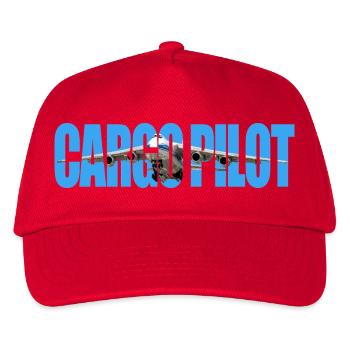 Cargo pilot An-124 - Kids’ Baseball Cap - red - Front