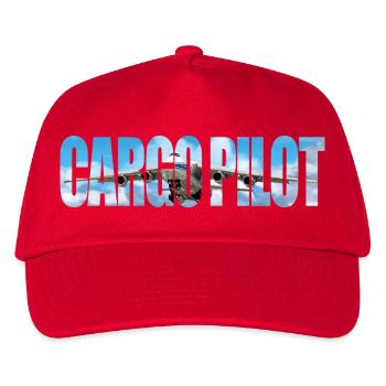 Cargo pilot An-124 - Kids’ Baseball Cap - red - Front