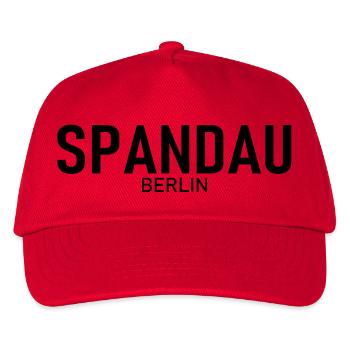 Spandau - Berlin - Deutschland - Kinder Basecap - Rot - Vorne