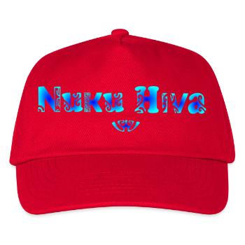 Nuku Hiva (Blaue Lagune) - Kinder Basecap - Rot - Vorne