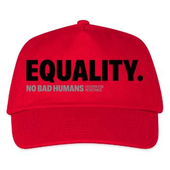 Equality - Kids’ Baseball Cap - red - Front