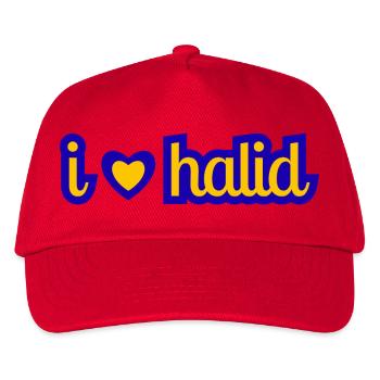 Ich liebe Halid (Bešlić) - Kinder Basecap - Rot - Vorne
