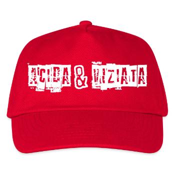 Acides et Rassis - Casquette de baseball Enfant - rouge - Devant