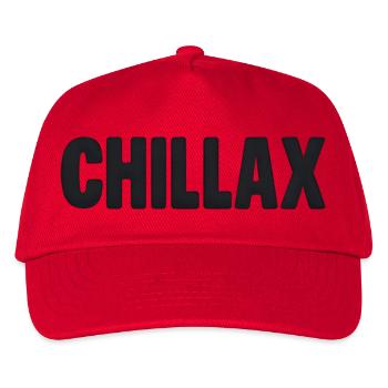 Chillax – Casual Flemish Mood - Kids’ Baseball Cap - red - Front