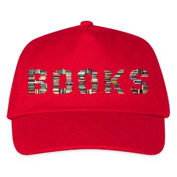 BOOKS – When reading becomes a form - Kids’ Baseball Cap - red - Front