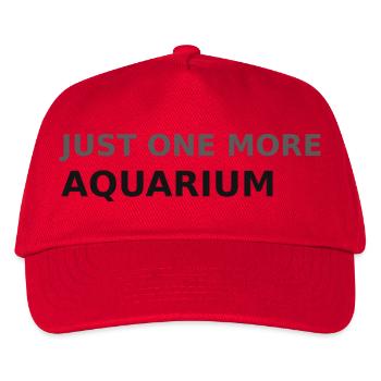 Nur noch ein Aquarium - Kinder Basecap - Rot - Vorne