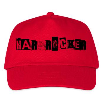 Hardrocker Musik Festival Geschenk - Kinder Basecap - Rot - Vorne
