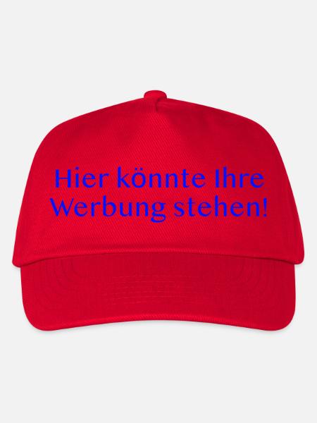 Hier könnte Ihre Werbung stehen. - Kinder Basecap - Rot