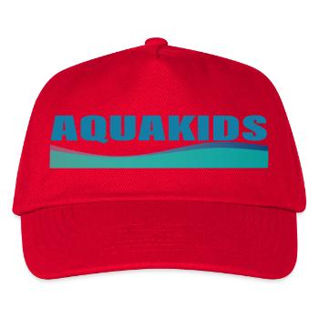 AQUAKIDS - Kinder Basecap - Rot - Vorne