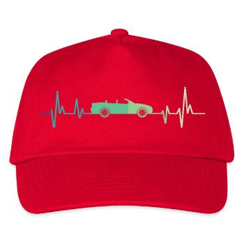 Convertible Car Convertible Car T-Shirt - Kids’ Baseball Cap - red - Front