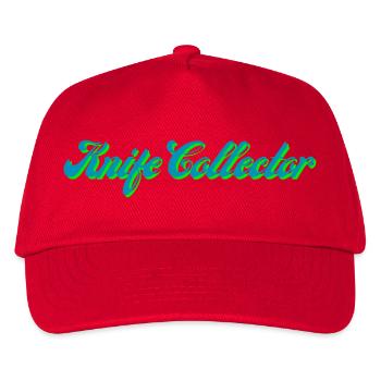 Knife Collector Gradient Script - Kids’ Baseball Cap - red - Front