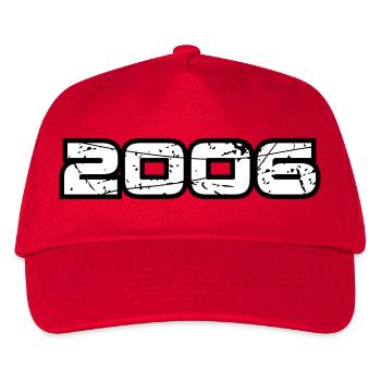 2006 - Casquette de baseball Enfant - rouge - Devant