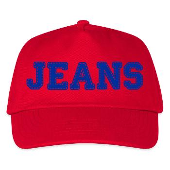 JEANS - Kids’ Baseball Cap - red - Front