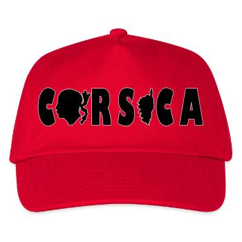 Corsica Corsica Island Flag Symbol Gift - Kids’ Baseball Cap - red - Front