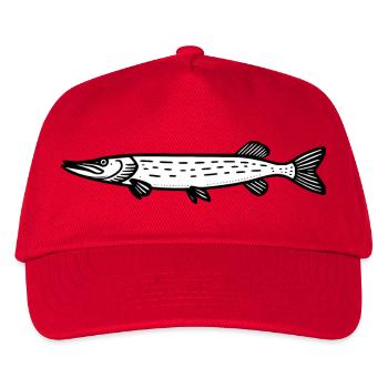 Pike 01 - Kids’ Baseball Cap - red - Front