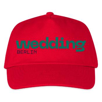 Wedding Berlin - Schönes, schlichtes Design - Kinder Basecap - Rot - Vorne